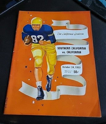 1953 USC at California College Football Program 10-24-53 Nr/Mt