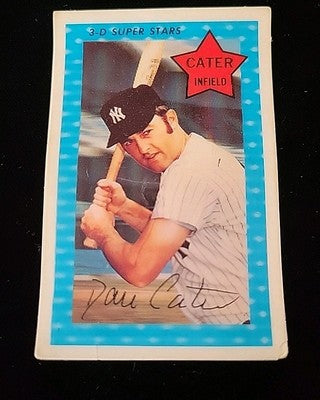 1971 Kelloggs 3-D Danny Cater New York Yankees #30 Fair