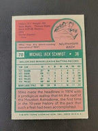 Mike Schmidt 1975 Topps (HOF) Philadelphia Phillies #70  VG/EX