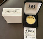 VEGAS GOLDEN KNIGHTS VERY RARE INAUGURAL SEASON GOLD GOIN #/5000 COA