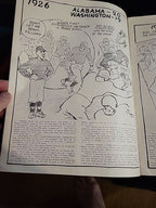 1902-1948 ROSE BOWL CARTOON HISTORY SOUVENIR BY JOHN CROSS PASADENA CA