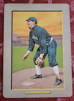 1911 T3 Turkey Red #118 Frank Smith  Chicago White Sox & Boston Amer VG/EX