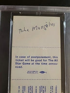1977  Baseball All Star Game  Yankee Stadium  - Full Ticket  PSA - 5 (MK)