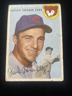 1954 Topps Baseball Lot ( 3 Cards) #60, #130 Hank Bauer, #230  F-G  Low Grade