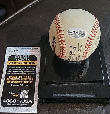 Mike Schmidt Signed Rawlings Official National League Baseball JSA COA PHILLIES