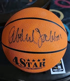Kareem Abdul-Jabbar Signed Official 4Star Leather Basketball COA JSA CI30032