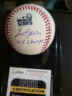 Landon Knack Signed Auto 2024 World Series Logo Ball LA Dodgers JSA AUTHENTIC