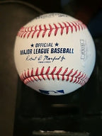 Dalton Rushing Signed Auto 2024 Official NL Ball LA Dodgers JSA AUTHENTIC