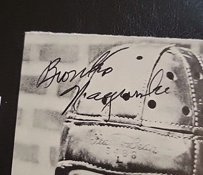 Bronko Nagurski Signed Photo 4x6 1/2" Beautiful Signature JSA COA Authentication