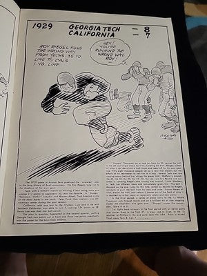 1902-1948 ROSE BOWL CARTOON HISTORY SOUVENIR BY JOHN CROSS PASADENA CA