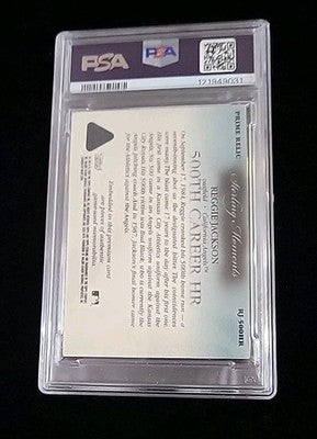 2006 TOPPS REGGIE JACKSON STERLING MOMENTS RELICS 1/1  #RJ-500HR PSA 7