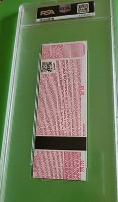 Miguel Cabrera 500 HR Ticket 2021 Detroit Tigers Signed Autographed PSA 9 Auth