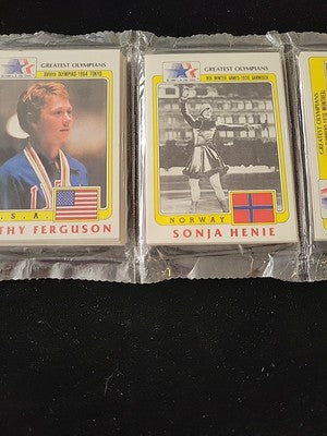 HISTORY'S GREATEST OLYMPIANS TRADING CARD SEALED RACK PACK  1983 Bruce Jenner