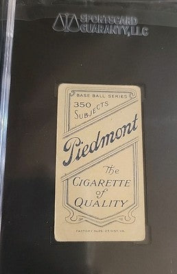 1909 T206 Dick Egan SGC  3  VG Piedmont 350  Baseball Tobacco Card