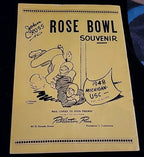 1902-1948 ROSE BOWL CARTOON HISTORY SOUVENIR BY JOHN CROSS PASADENA CA