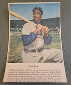 Ernie Banks Chicago Cubs 1957 NY Sunday Times Colorfoto RARE!