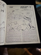 1902-1948 ROSE BOWL CARTOON HISTORY SOUVENIR BY JOHN CROSS PASADENA CA