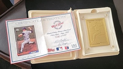 Highland Mint Topps 1992 Nolan Ryan #3146 Of 5000 Bronze