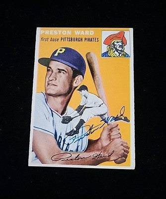 Preston Ward #72 Signed 1954 Topps Autograph Card JSA COA Certified