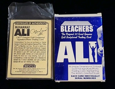 Muhammad Ali 1996 Bleachers Limited Edition 23 kt. Gold Card