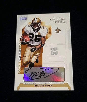 2006 PLAYOFF SIGNATURE REGGIE BUSH RC AUTOGRAPH  11 /150 SIGNATURE PROOF USC