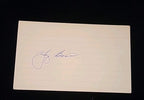 Yogi  Berra New York Yankees authentic autographed 3x5 card COA JSA