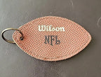 Vintage WILSON NFL Leather Football Ring Keychain 1970s