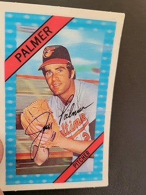 1972 Kellogg's 3-D Super Stars #13 Jim Palmer - Orioles -  Slight Cracking