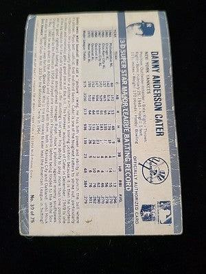 1971 Kelloggs 3-D Danny Cater New York Yankees #30 Fair