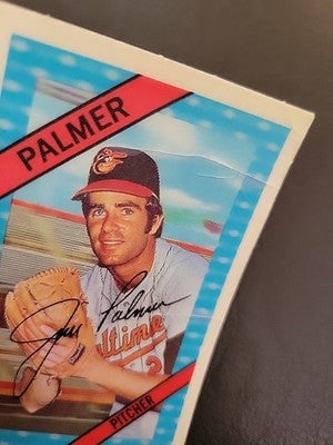 1972 Kellogg's 3-D Super Stars #13 Jim Palmer - Orioles -  Slight Cracking