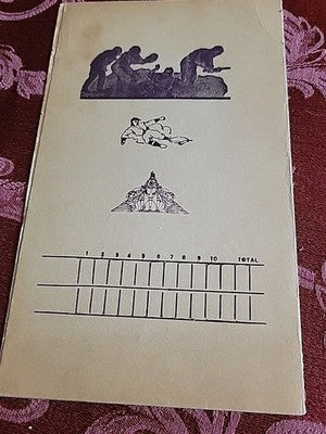 Chicago Cubs vs. Brooklyn Dodgers 1950 Game Scorecard/Program • Jackie Robinson