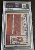 Ed 'Too Tall' Jones Signed 2001 Topps Archives #27 Dallas Cowboys PSA Slab Auto