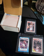 1989-90 FLEER NBA BASKETBALL COMPLETE SET 179 CARDS INCLUDING ALL STICKERS MINT