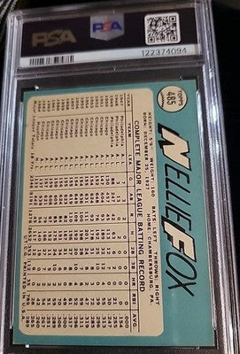 1965 TOPPS BASEBALL CARD #485 NELLIE FOX PSA 4  Terribly Undergraded!