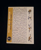 1960 Topps  Willie Mays, Bill Rigney #7 Master & Mentor VG/EX