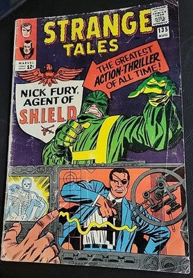 1965 Marvel Strange Tales #135 Comic Book 1st Shield Nick Fury Low Grade