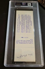 1977  Baseball All Star Game  Yankee Stadium  - Full Ticket  PSA - 5 (MK)