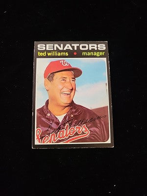 1971 Topps #380 Ted Williams - VG/EX