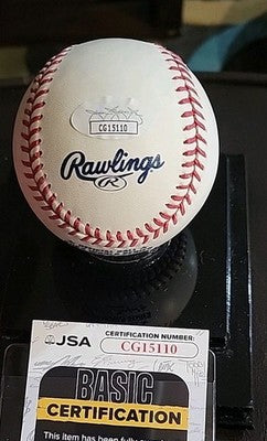 Landon Knack Signed Auto 2024 World Series Logo Ball LA Dodgers JSA AUTHENTIC