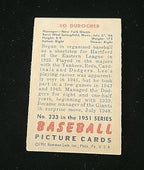 1951 Bowman Baseball #233 Leo Durocher VG/EX