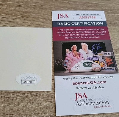 CLARKE HINKLE Signed Autographed 3X5 INDEX CARD HOF  Packers JSA Certified~