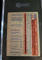 1957 TOPPS #80 GIL HODGES Brooklyn DODGERS HOF SGC 6 Ex/Mt
