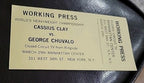 Cassius Clay-George Chuvalo Fight 1967 Working Press