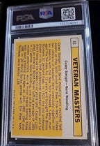 1963 Topps Baseball #43 HOF Casey Stengel - G. Woodling  PSA 5 EX New York Mets