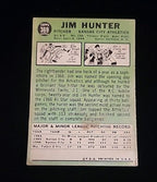 1967 Topps Jim Catfish Hunter #369 VG  Kansas City Athletics HOF!