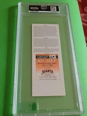 Paul Goldschmidt 2011 Signed MLB Debut Ticket Autograph Yankees Rookie PSA 9/10