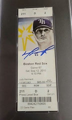 David Ortiz Signed Autographed Rays 9/12/2015 ticket  500th HR Homerun Red Sox