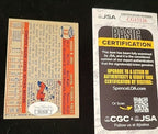 Dick Groat, "Autographed," 1957  TOPPS Signed Card  Pittsburgh Pirates JSA COA