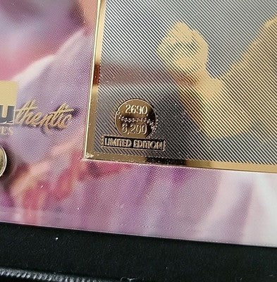 Mark McGuire 62 Home Run 24kt Gold Metal Commemorative Card 1988 Limited Issued
