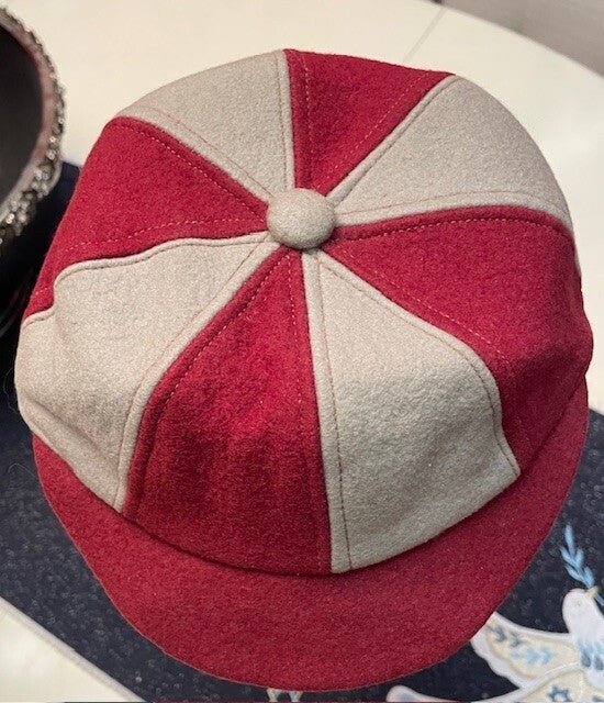 Antique Vintage circa. 1890s-1904 Small Bill Wool Baseball Cap